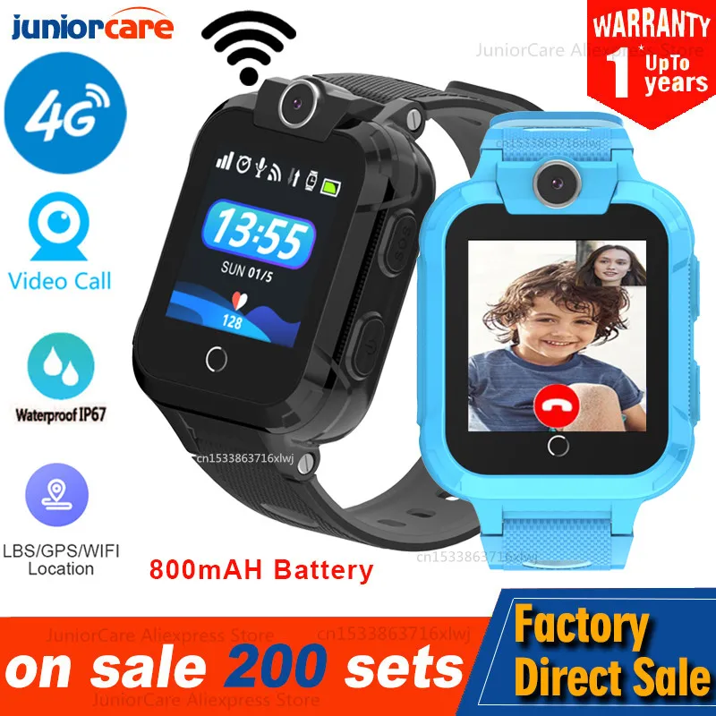 Детские Смарт часы 4G IP67 Wi Fi GPS LBS трекер|Смарт-часы| |