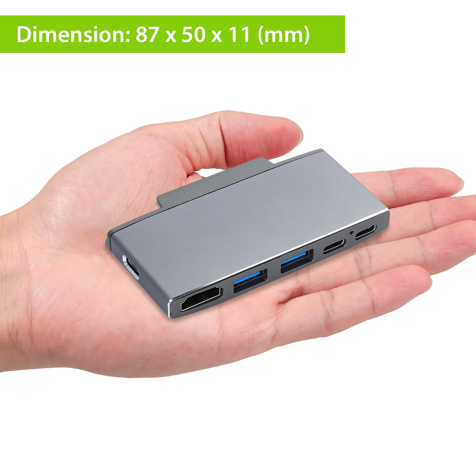 USB концентратор LiNKFOR HDMI адаптер 6 в 1 C 2 порта 4K для док станции Surface Go|Кабели USB| |