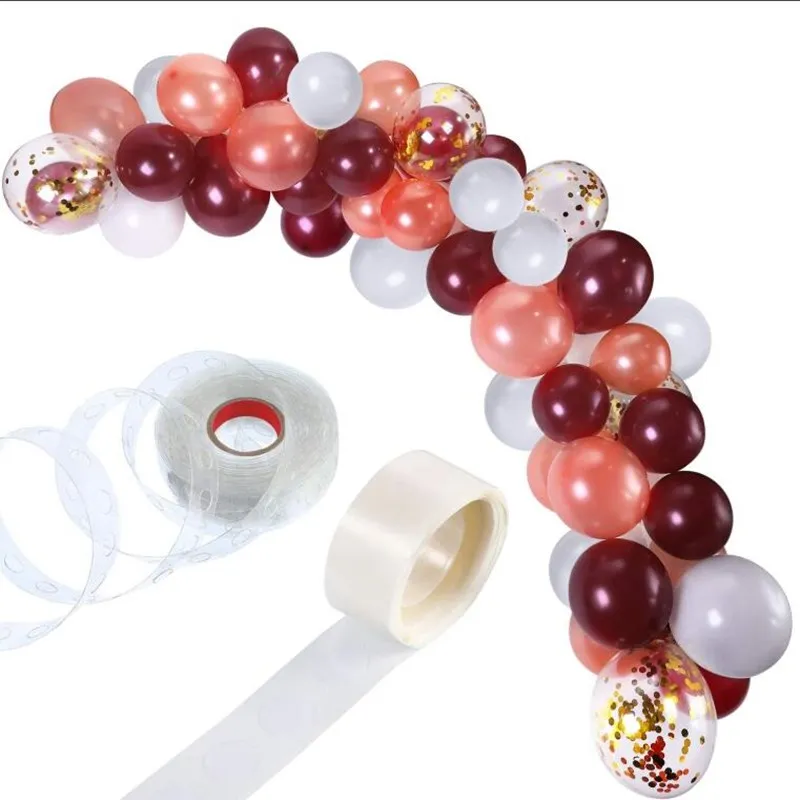 112 шт./лот белая бордовая фотография шар арочная Гирлянда для украшения свадьбы