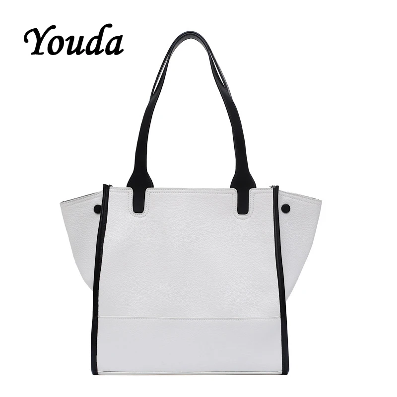 Youda модная однотонная Дамская Большая вместительная сумка Классический Стиль