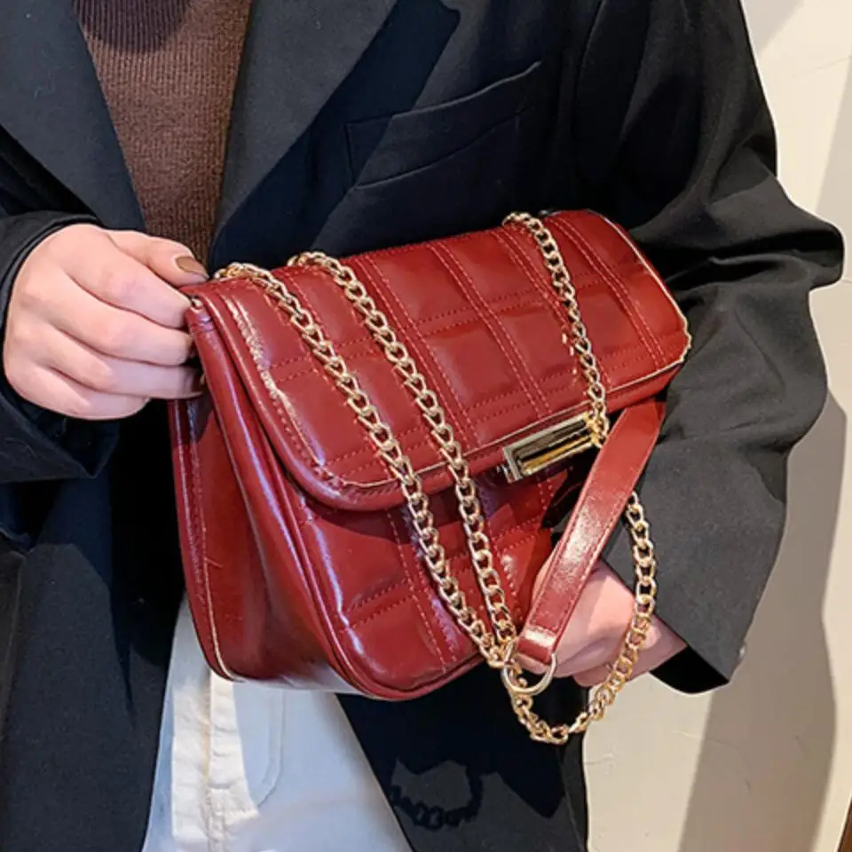 

Винтажные дизайнерские Роскошные брендовые сумки через плечо для женщин 2022, женские черные сумки, женские сумки на плечо из искусственной к...