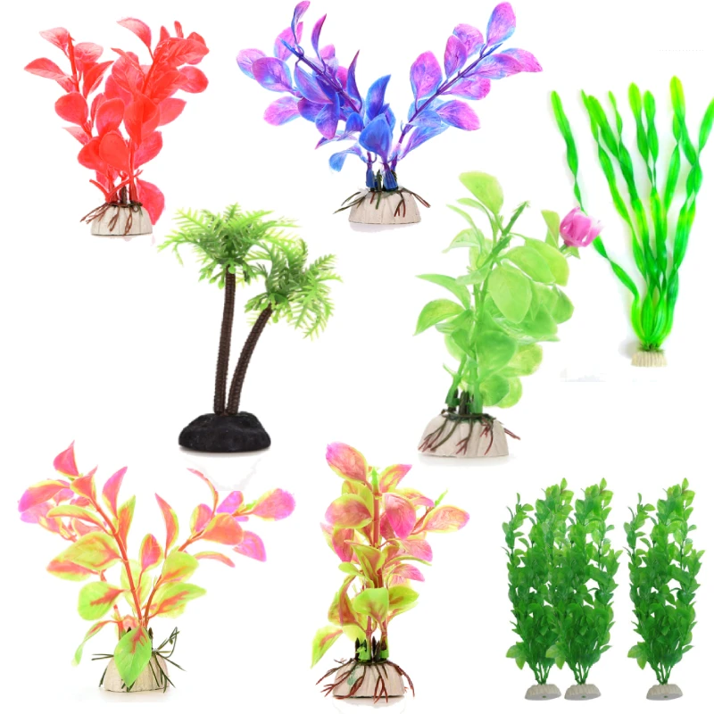 1 шт. водная трава ландшафтное украшение подводные искусственные водные растения