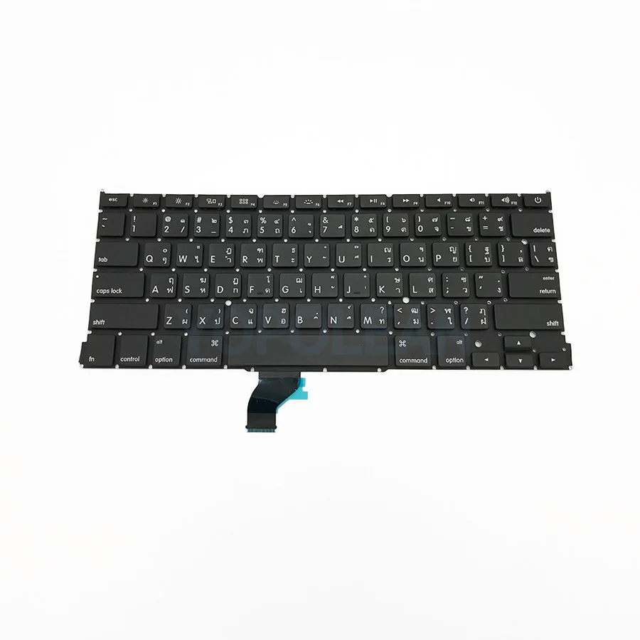 Новая тайская клавиатура из Таиланда с подсветкой для Macbook Pro Retina 13 дюймов A1502 2013