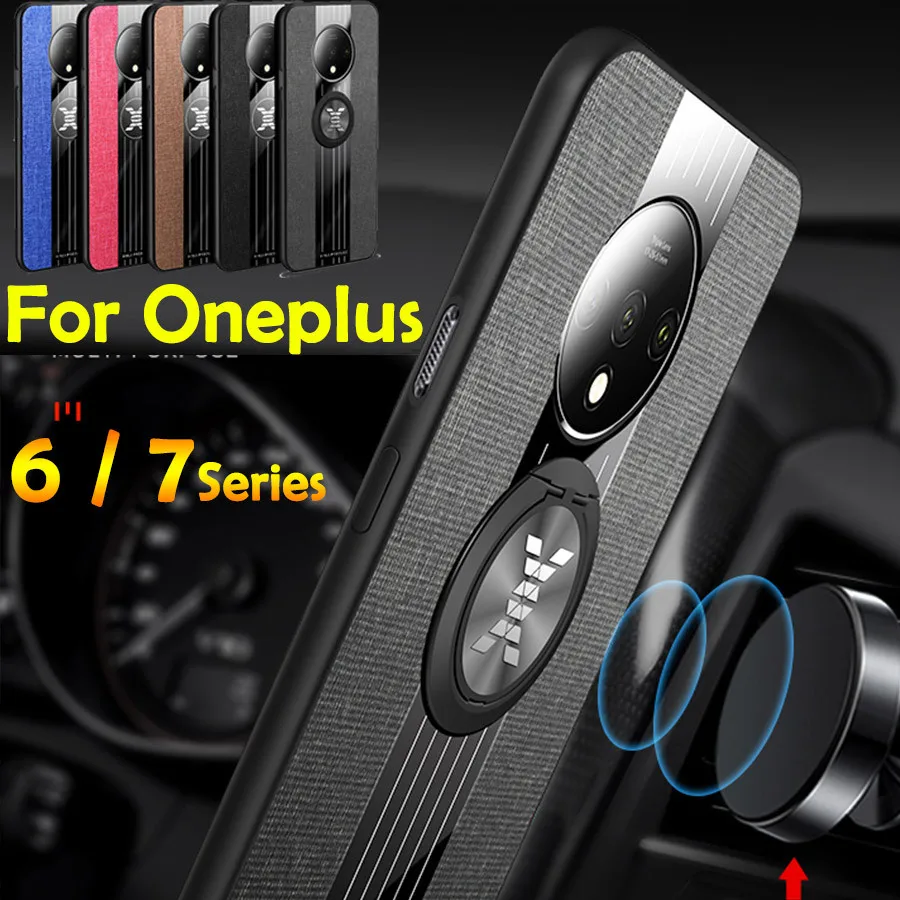 Магнитный чехол 7pro one plus для автомобиля Oneplus 7tpro 7t 7 6t pro stand 1plus 0neplus oneplus 7t|Бамперы| |