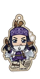 Брелок для ключей с подвеской в стиле аниме золотой камуй сугимото саичи кочубе