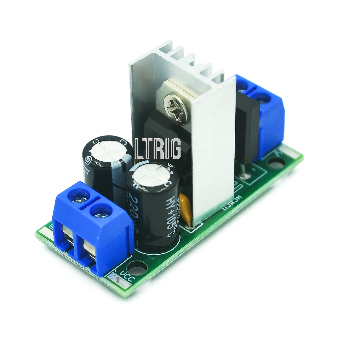 

Модуль питания LTRIG L7805 L7812 LM7805 LM7812 с тремя клеммами регулятора напряжения постоянного/переменного тока, 5 В, 9 В, 12 В, выход макс. 1,2 А, 1 шт.