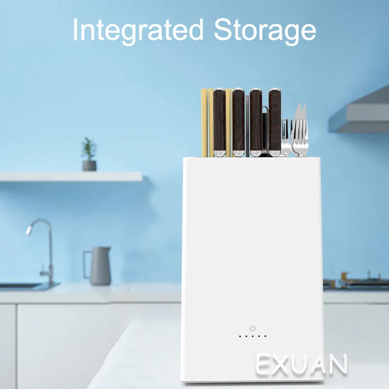 

New intelligent disinfection knife chopsticks machine household small rack special sterilization drying restaurant knife holder