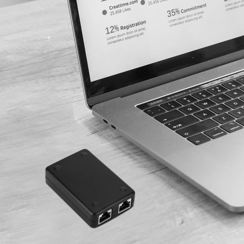 2 в 1 сетевой коммутатор с портами RJ45 | Компьютеры и офис