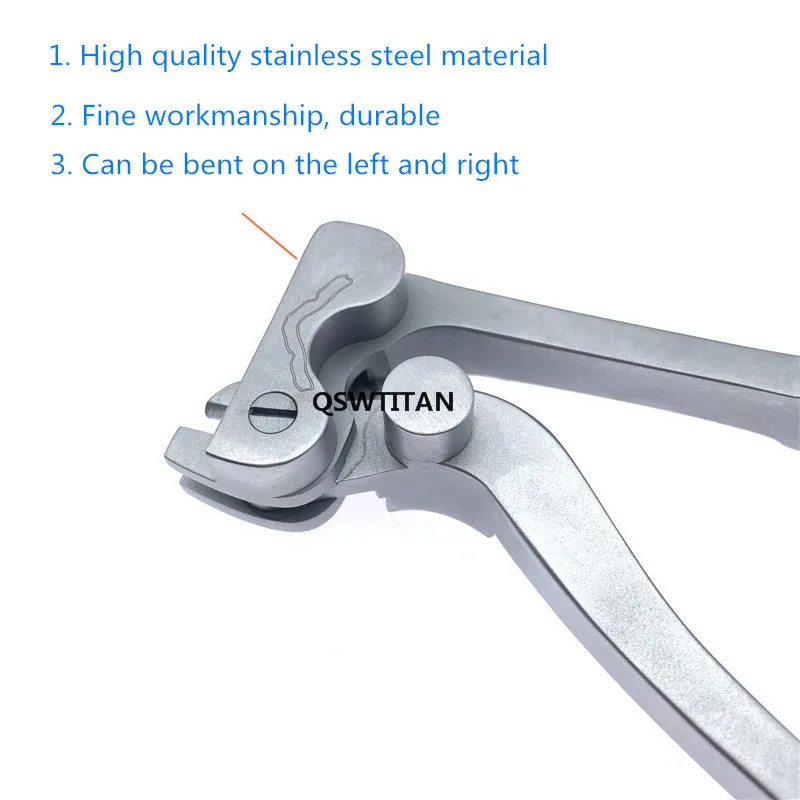 AO multifuncional Bender combinaci&oacute;n de alicates para 2,0mm-2,4mm placas instrumentos ortop&eacute;dicos veterinarios-3