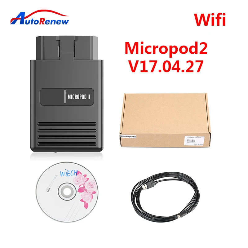 

MicroPod2 V17.04.27 DBRIII porgrammer Auto Code Reader Scanner Car Diagnostic Tool scanner microPod 2 For Chrysler/Dodge/Jeep