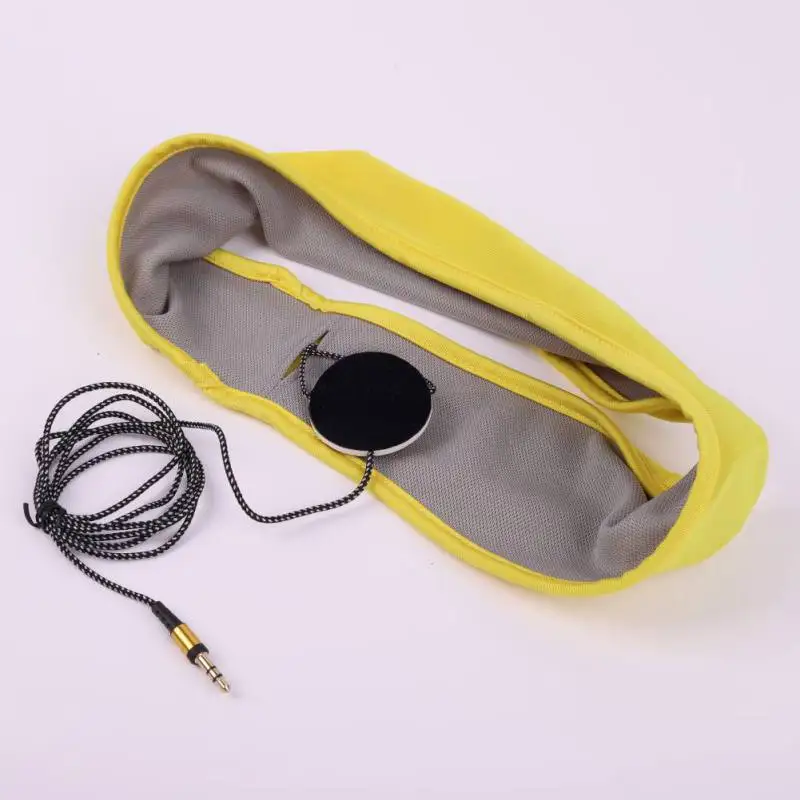 Проводные стереонаушники маска для сна повязка на голову мягкие наушники