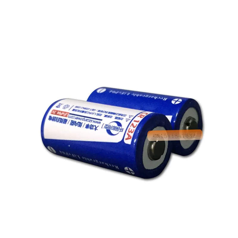 6 шт./лот Высококачественная перезаряжаемая литиевая батарея LITELONG CR123A 3 в камера