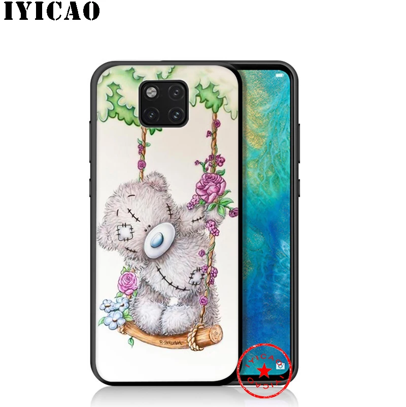 Мягкий черный Чехол tatty teddy Bear для Huawei Mate 30 Lite Pro Y9 Y7 Y6 Prime 2018 2019 чехол телефона |