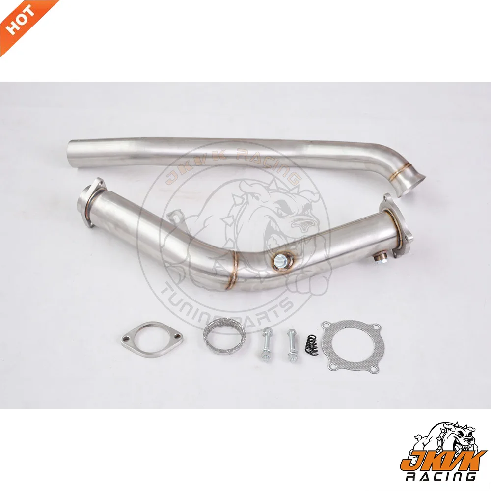 JKVK RACING 3,0 ''76 мм выхлопная труба SS304 для A4 B7 2,0 TFSI