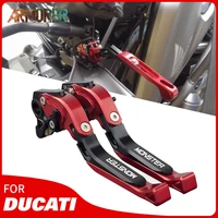 motorcycle accessories for ducati monster 1200sr s4s4r m1100sevo monster adjustable folding extendable brake clutch lever
