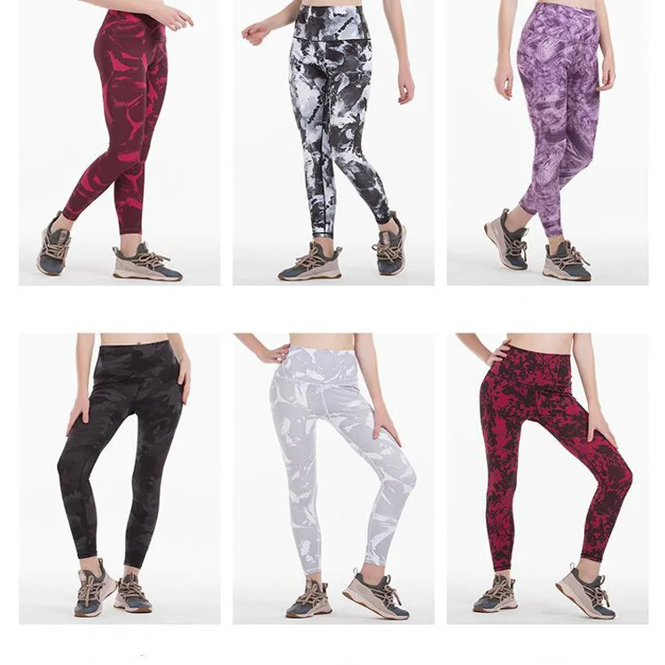 2021 Women Tight Sports Capri Sexy Yoga Tummy Control Leggings 4 Way Stretch Fabric Non See Through Quality Free Shipping