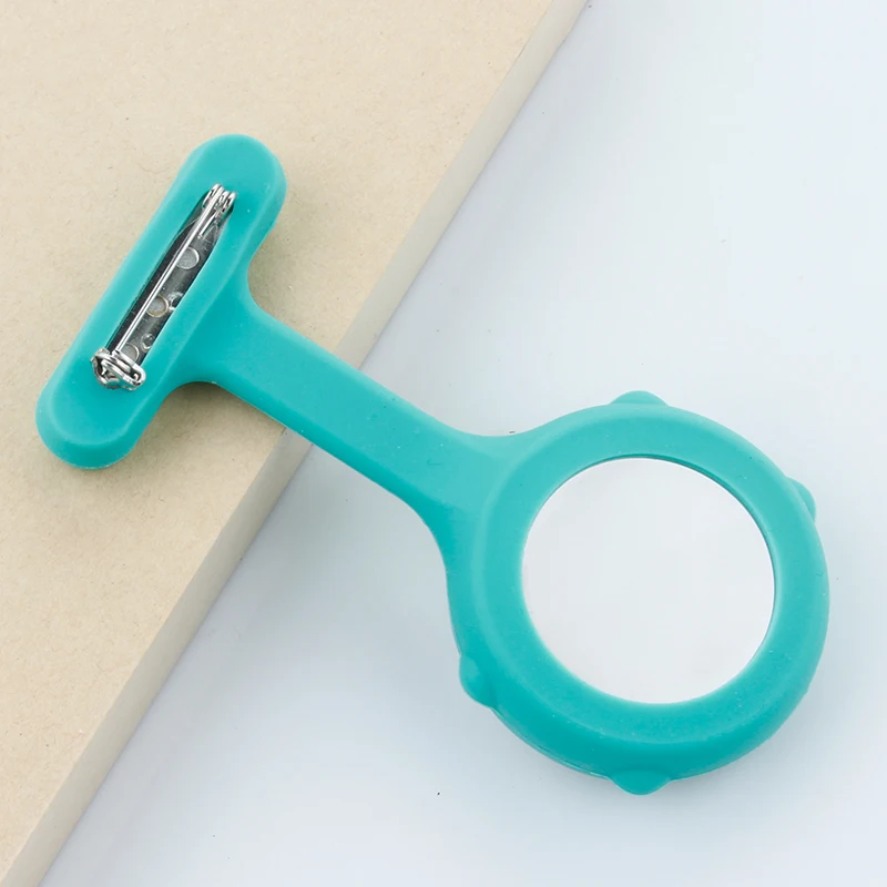 ALK цифровые часы медсестры Fob карманные брошка на лацканы Безвредные силиконовые