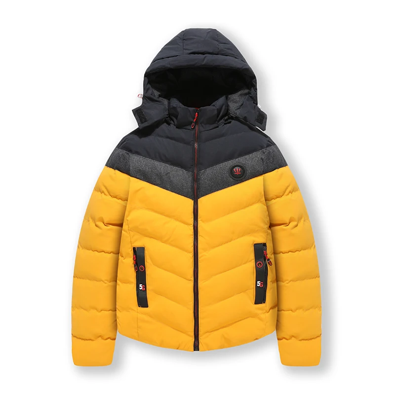 

2021 Hoodies Jackets Men Clothing Parkas Coat Mens Puffer Down Coats Winter Taped Keep Warm Korea Fashion Cotton-Padded Clothes