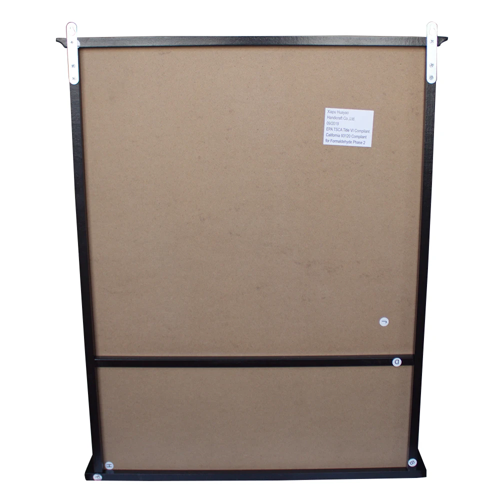 

US WarehouseSingle Door Three Compartment Storage Bathroom Cabinet - Grey-brown Drop Shipping USA