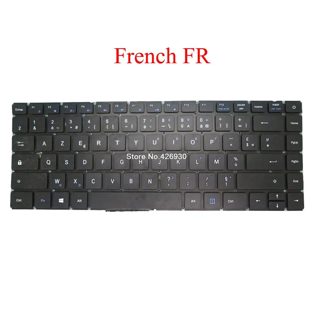 

Клавиатура для ноутбука MB2903005 PRIDE-K2782 французская FR черная без рамки 90% Новинка