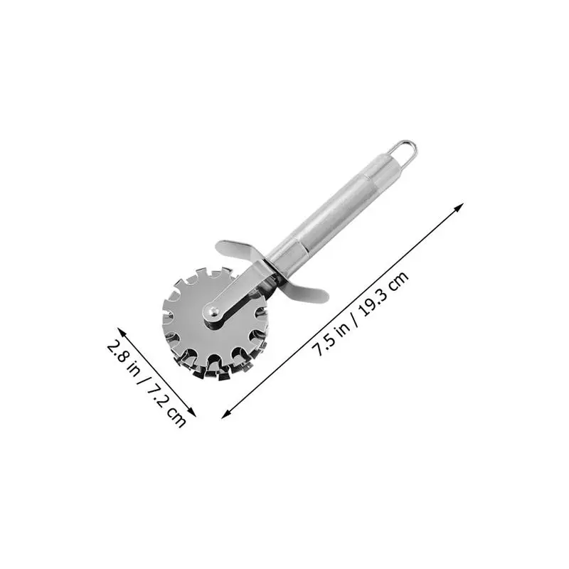 

2Pcs Stainless Steel Meat Tenderizers 5 Wheel Steak Loose Beef Softener