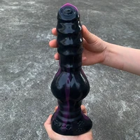 huge thick dog dildo soft silicone penis big dick phallus adult sex shop toy for women female masturbator suction cup anal toys