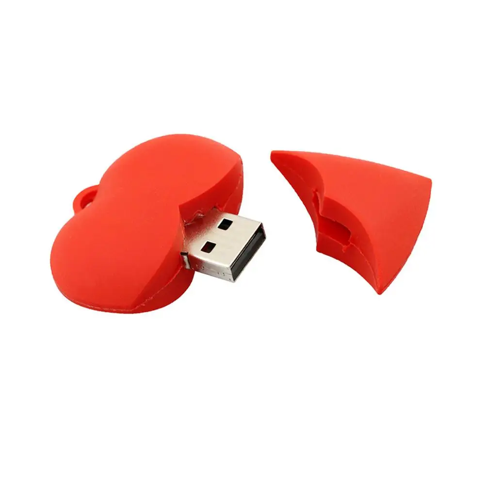 USB флеш накопитель в виде сердца 4/8/16/32/64 ГБ|USB флэш-накопители| |