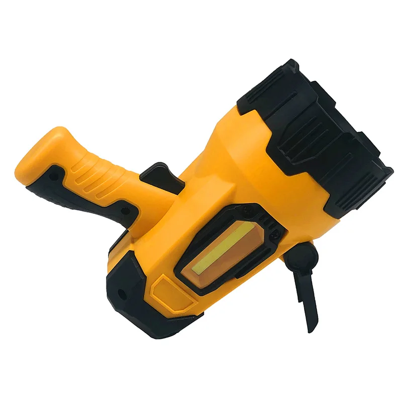 Rechargeable Bright Spotlight Lamp Lithium Ion LED Spotlight Flashlight with USB Power Charger Powerful Outdoor Searchlight