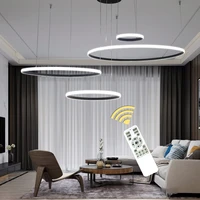 modern led pendant lights for living room dining room bedroom decor luminaires white black ceiling indoor lighting pendant lamp