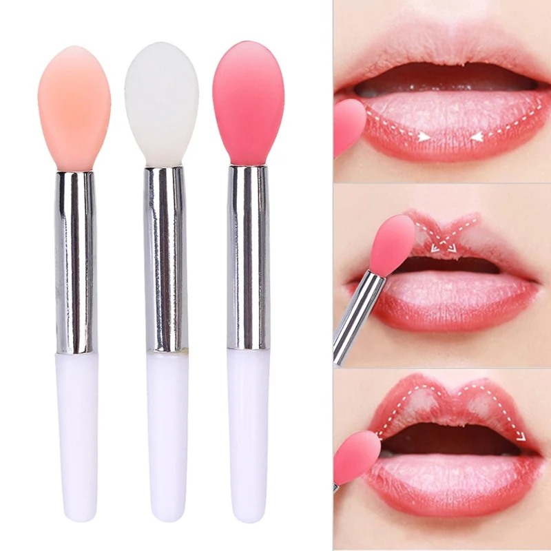 

1 Pcs Hot Sale Professional DIY Silicone Lip Use Soft Brush Applicator Cosmetic Makeup Brush Tool 4.8cm New Arrival