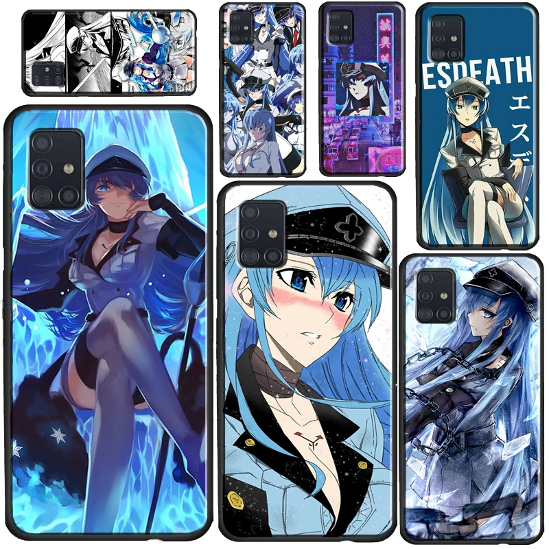 

Esdeath Akame Ga Kill Phone Case For Samsung A71 A51 A41 A31 A11 A12 A32 A52 A72 A20e A21S A02S A10 A40 A50 A70