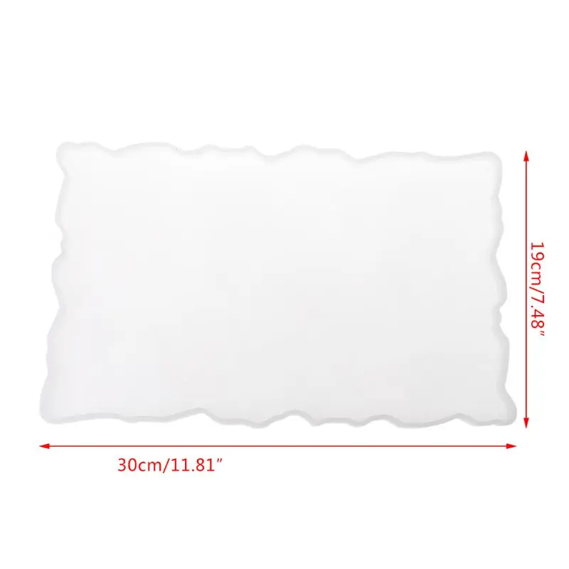 

Irregular Big Plate Resin Mold Oversized Fruit Disc Tray Resin Mold Art Crafts R9JE