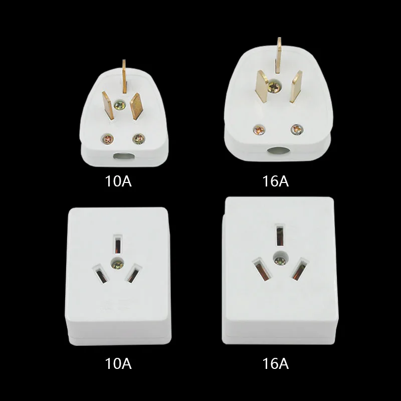 Настенная розетка 10A16A 2 шт. трехступенчатая бакелитовая электрическая для