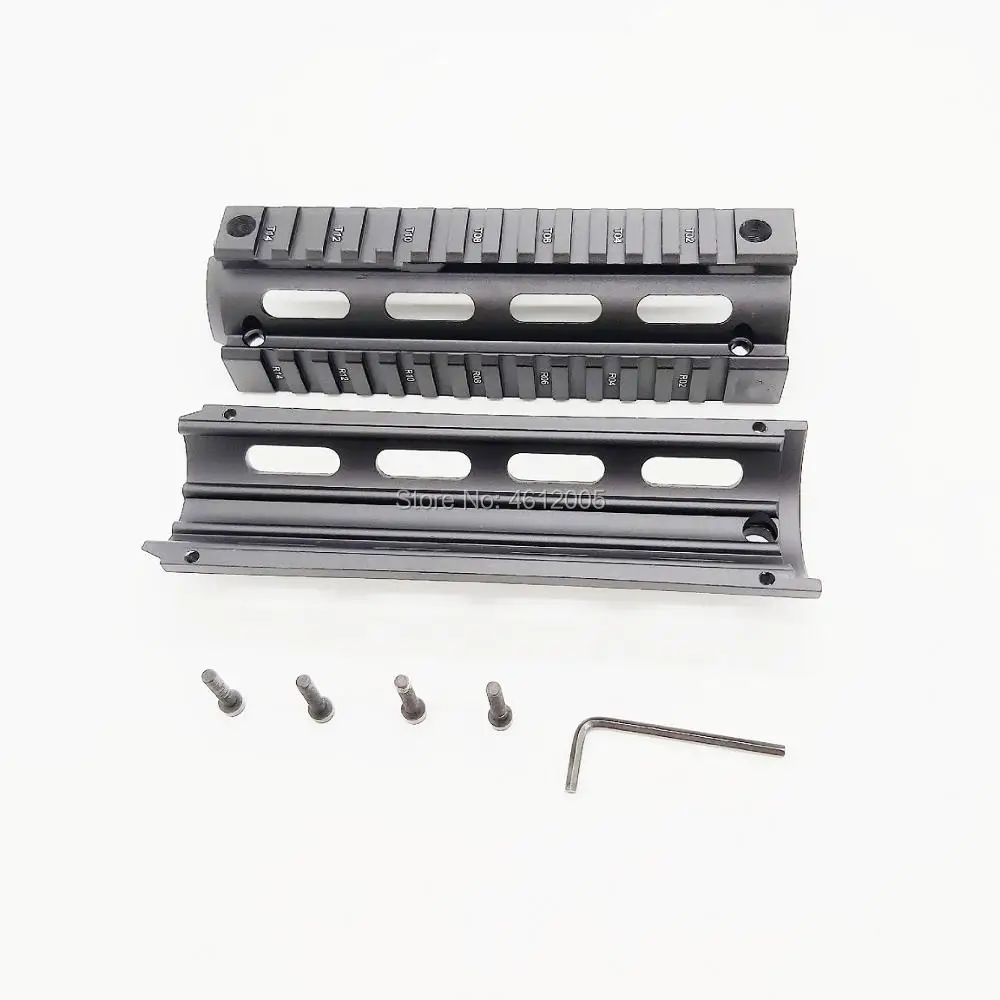 AR 15 Тактический handguard вклинивание защита для рук падение в Quad Rail из двух частей