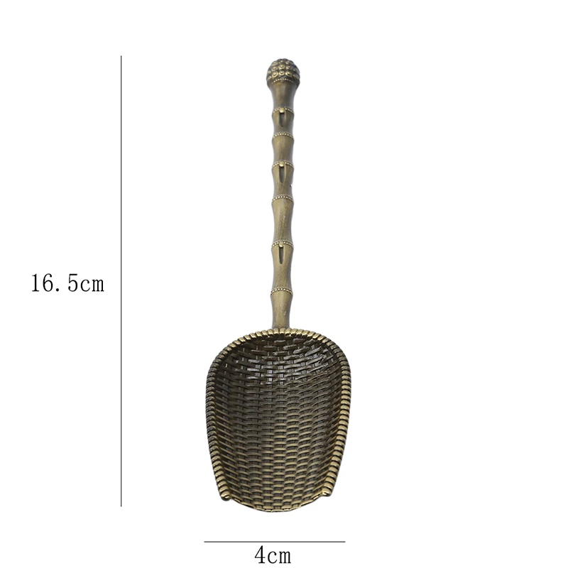 Китайская чайная ложка медная цветная церемония аксессуары китайские кунг-фу