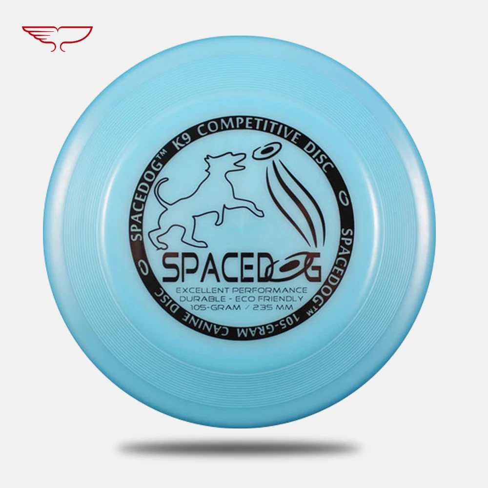 Blue YIKUN диски SpaceDog K9 Стандартный собачий диск Профессиональный летающий диск для собак Наружная игрушка - Цвет: Blue