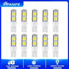 Spanife 10 шт Led W5W T10 Автоматическая Сигнальная Лампа 501 194 лампы T10 5050-9SMD габаритные огни для чтения