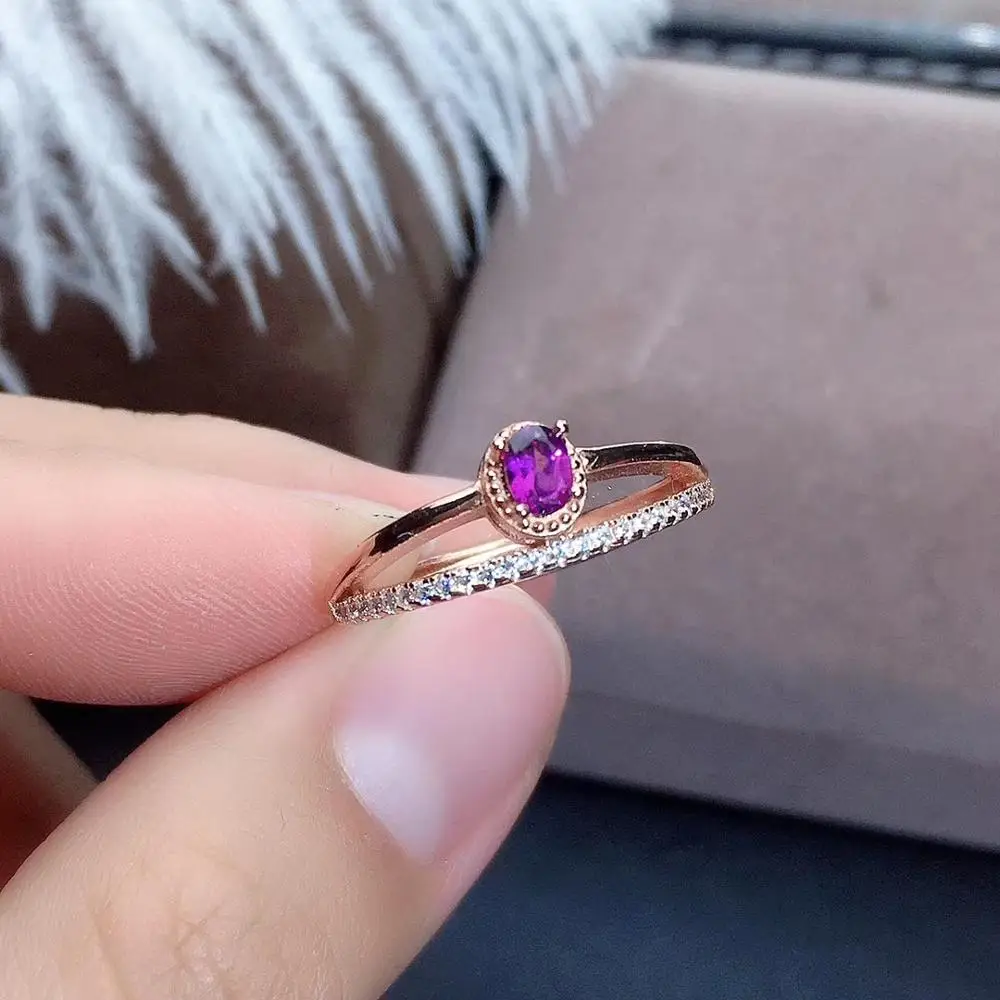 Кольцо женское из серебра 925 пробы с гранатом | Украшения и аксессуары