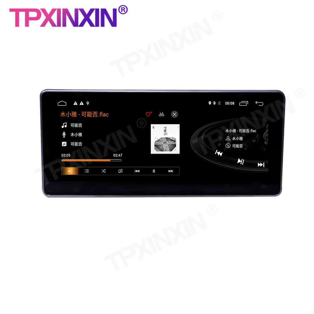 저렴한 무선 카플레이 자동차 멀티미디어 플레이어 테슬라 헤드 유닛 오디오 라디오 내비게이션, 아우디 A4 A4L 2017-2019 8 + 128G 안드로이드 10.0 GPS