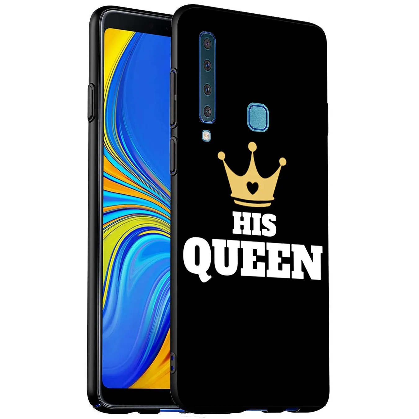 Love Is LGBT Rainbow Heart Soft Silicone Phone Case for Samsung Galaxy A6 A7 A8 A9 2018 A3 A5 2016 2017 Note 9 8 10 Plus |