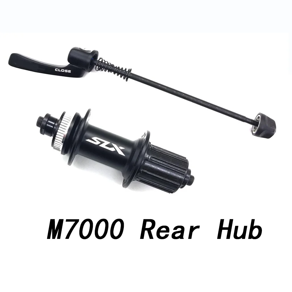 M7000 rear hub SLX M7000 задний FREEHUB Quick Release 11 speed 11S велосипедный mtb Центральный замок концентратор с быстроразъемным 32 отверстием черный - Цвет: M7000 rear hub