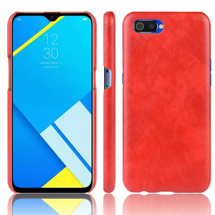 Чехол для Realme C2 с рисунком личи из искусственной кожи и ПК чехол-книжка для OPPO Realme C2 C 2 RealmeC2 RMX1941 чехол для телефона