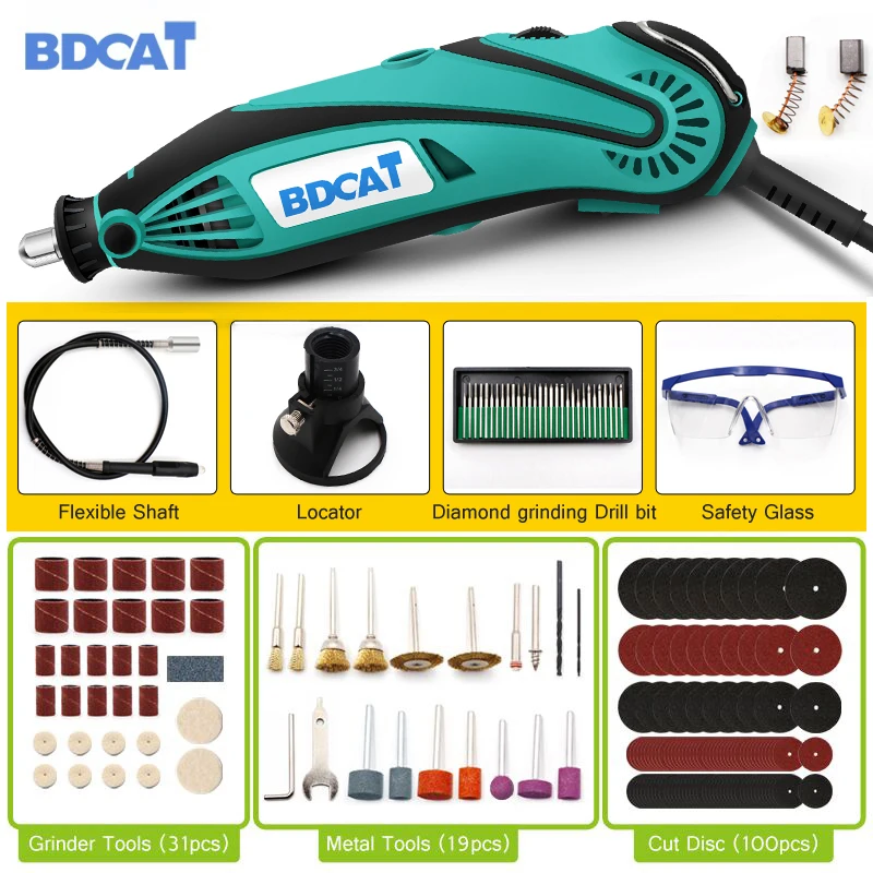 Электрическая мини дрель 180 Вт шлифовальный станок полировальная машина с