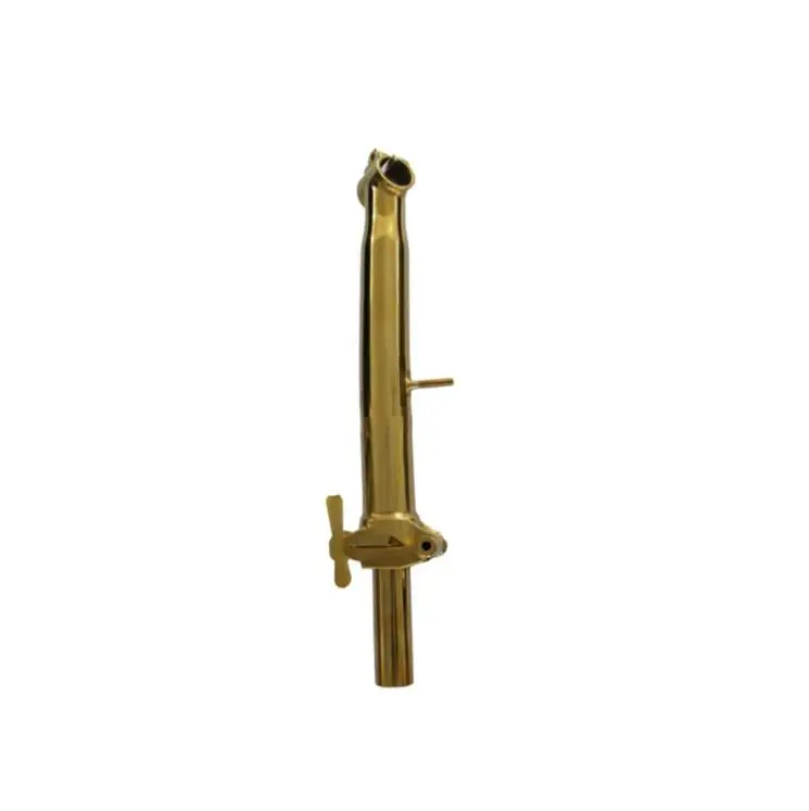 M gold color Титановый наконечник руля Brompton Super Ligth 460 г SEMA 25,4 мм зажим M/S Тип высокопрочный стержень руля велосипеда золото/черный/на заказ - Цвет: M gold color