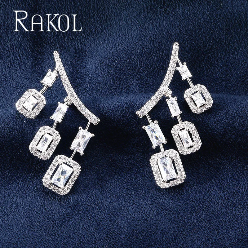 RAKOL брендовые новые модные босоножки из прозрачного материала на квадратном CZ