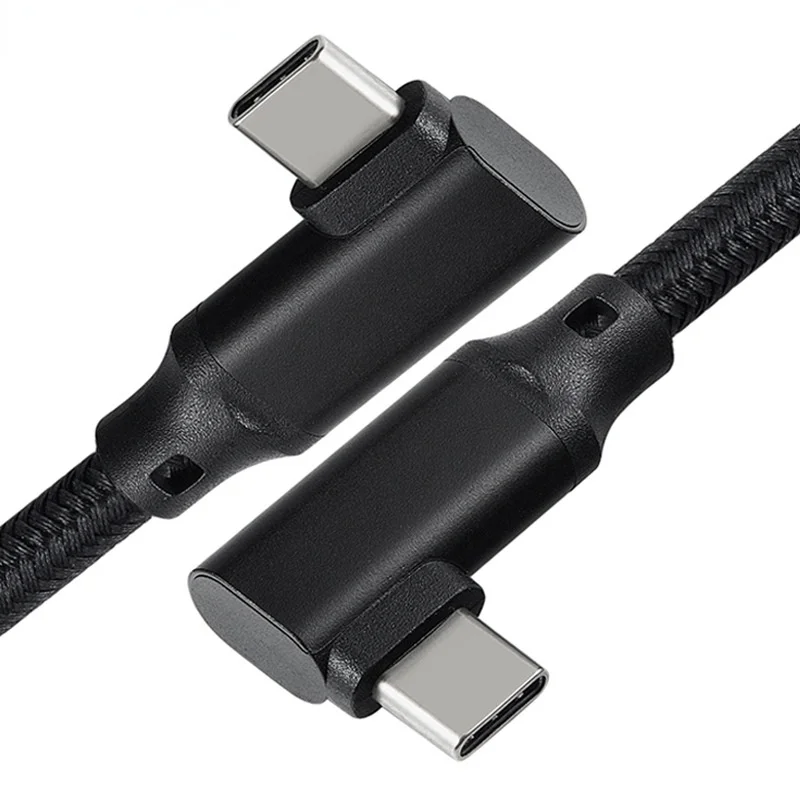 USB-кабель с разъемом типа C 100 Вт 90 градусов 10 Гбит/с | Электроника