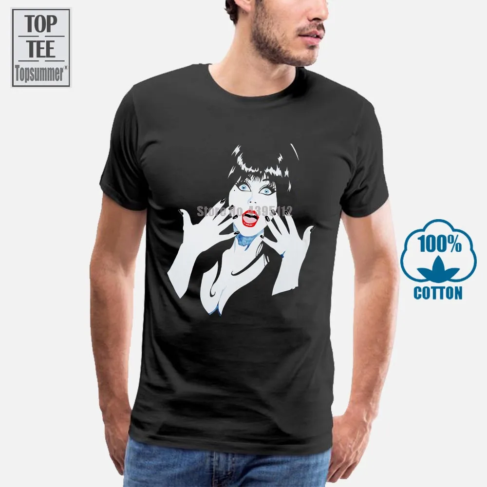 

Elvira Mistress Of The Dark T-Shirt 3D Men T Shirt Tops Motorcycle Funny T-Shirt Cool T-Shirts Rock T Shirt Vintage Tshirt A0057