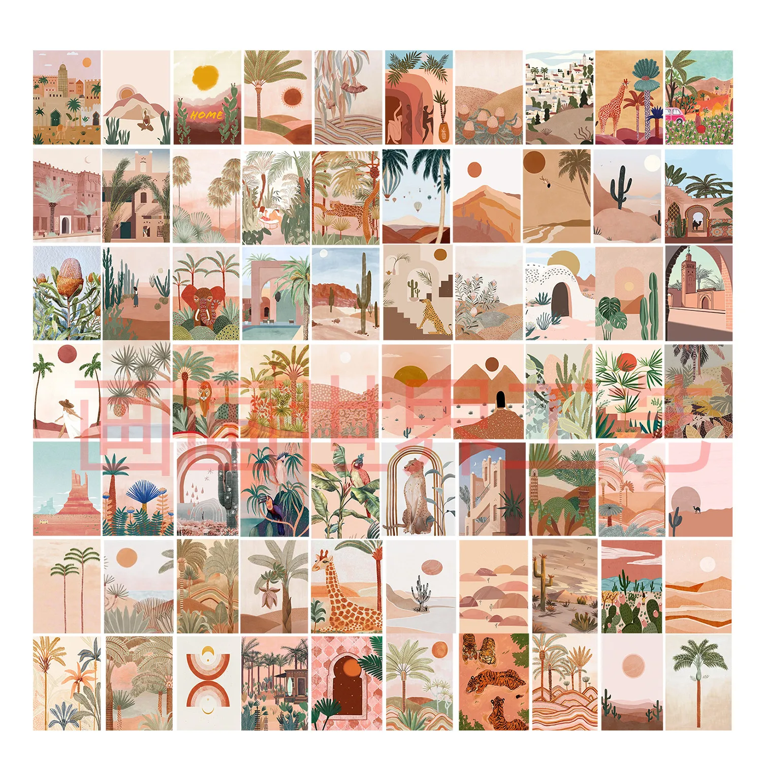 

Набор для фотоколлажа открыток, набор для настенного коллажа, изысканные эстетические постеры, декор для спальни