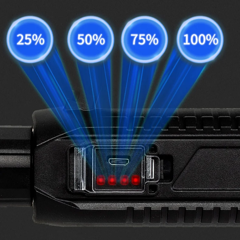Мощная Вспышка светильник фонарь USB Перезаряжаемые тактическая охотничья