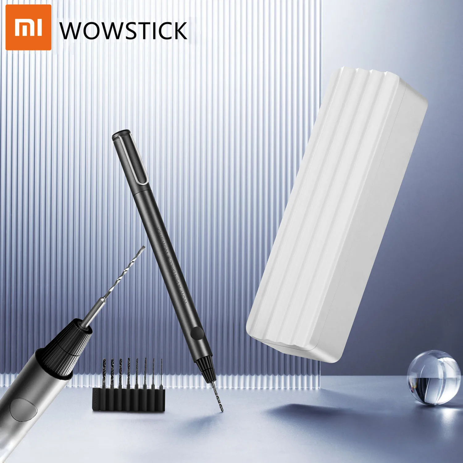 Xiaomi WOWSTICK Metal One-Piece Mini Electric Hand Drill Rechargeable Miniature & Lightweight 8 Drill Bits One Button Operation